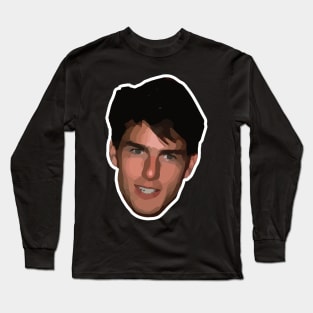 Young Tom Cruise Long Sleeve T-Shirt